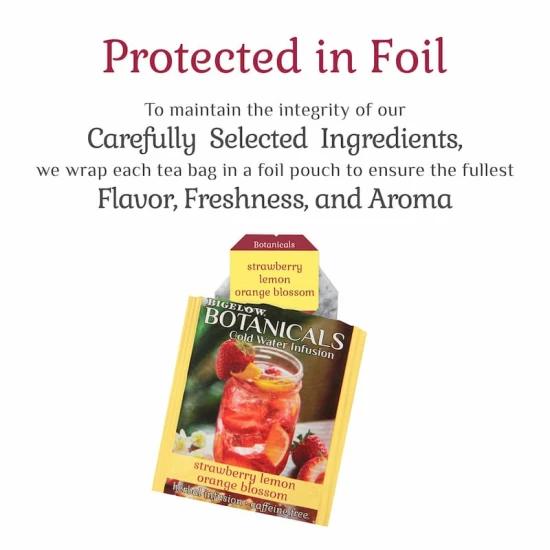 Bigelow Botanicals Infusió d'Aigua Freda Maduixa Llimona Flor de Taronger