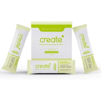 CREATE CREATINE MONOHYDRATE POWDER LEMON LIME 
