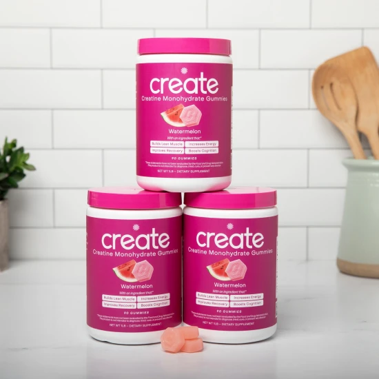 CREATE CREATINE MONOHYDRATE GUMMIES WATERMELON 90 GUMMIES