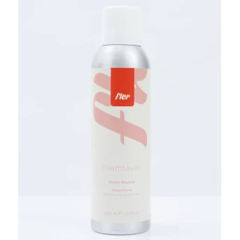 FLER Foamtastic Shave Mousse Coconut Scent