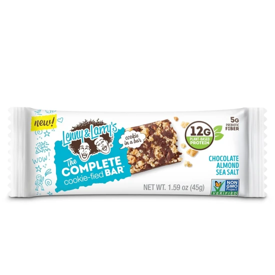 Lenny & Larry's The Complete Cookie-Fied Bar Chocolate Almond Sea Salt 45G