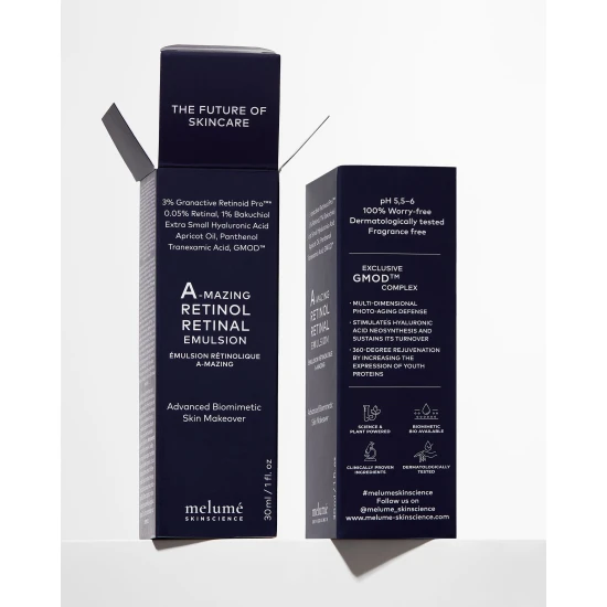MELUMÉ Skinscience A-Mazing Retinol Retinal Emulsion 30ml
