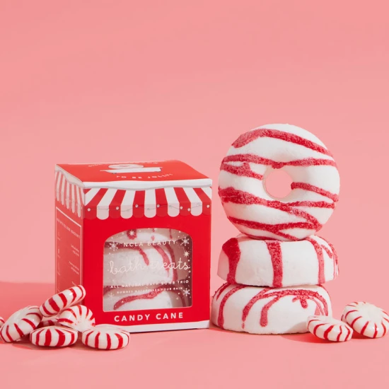 NCLA BEAUTY Candy Cane Bath Treats