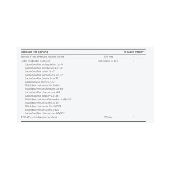 Nordic Omega Probiotic Immune Health 30caps