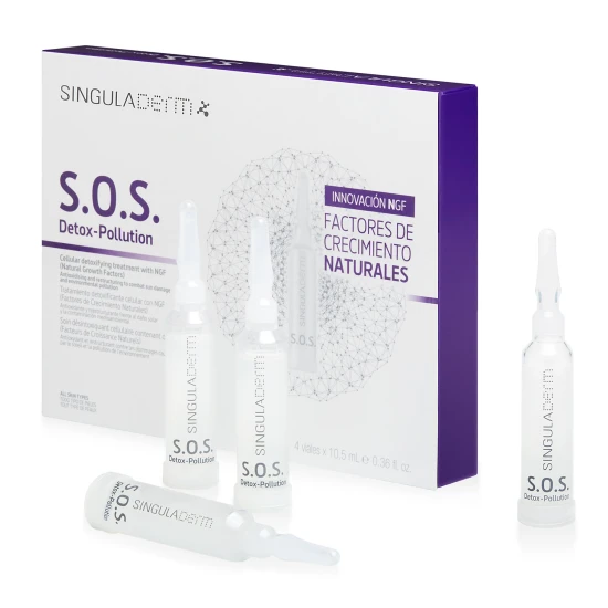 Singuladerm S.O.S Detox Pollution 4 Viales X 10.5ml