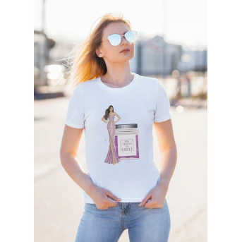 Unique Violet Collagen Camiseta
