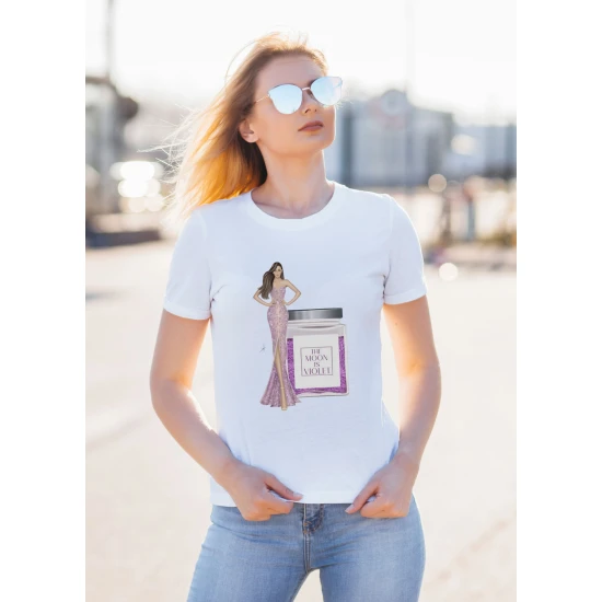 Unique Violet Collagen Camiseta