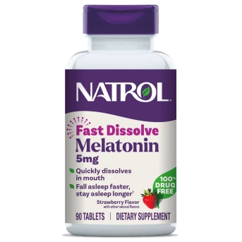 NATROL MELATONINA 5MG FAST DISSOLVE FRESA 150 CAPS 