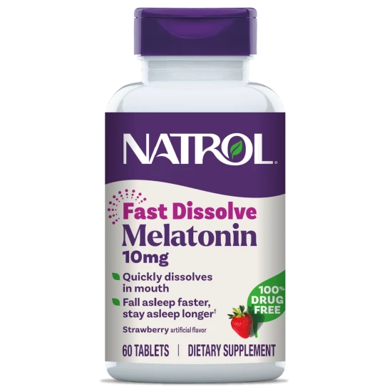 NATROL MELATONIN 10MG FAST DISSOLVE LIMON 100 CAPS