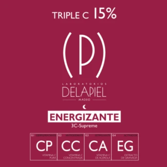 Delapiel Energizante Triple C 15% - 15 Ampollas