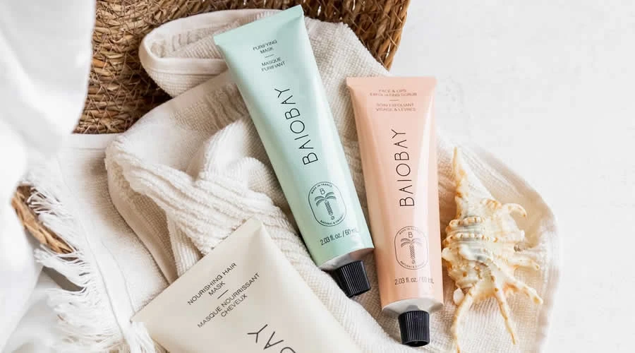 productes BAIOBAY sobre tovalloles